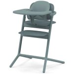 Pack chaise lemo 3 en 1 (chaise + babyset + plateau repas) - stone blue - cybex gold