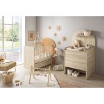 Pack chambre b�b� evolutif ¿ lit b�b� 120x60 transformable en 90x190 + commode a langer evolutive en ...