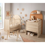 Pack chambre b�b� evolutif ¿ lit b�b� 120x60 transformable en 90x190 + commode a langer evolutive en ...