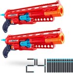Pack combo blaster zuru xshot caliber 2 blasters 24 fl�chettes bleu