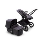 Pack duo poussette fox 3 complte premium chssis noir - noir dlav - bugaboo