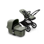 Pack duo poussette fox 3 compl�te ch�ssis noir - vert for�t - bugaboo