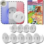 [pack x10] cache prise bebe fran�ais [ sans clef ni adh�sif] - invent� et fabriqu� en france - guide ...