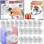 [pack x20] cache prise bb franais [ sans clef ni adhsif ] - invention 100% fabriqu en france - cache ...