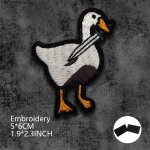 La paix n'a jamais et une option, ecusson de canard, emblme amusant brod avec support de fixation ...