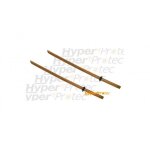 Paire de bokken ep�es en bois katana - 95 - 100 cm