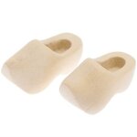 Paire de sabots miniatures pour le monde des lutins - rico design bois