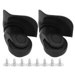 Une paire de valises noires muettes, roues  une range, remplacement de bagages, fournitures d'extrieur ...