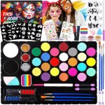 Palette maquillage enfant, 33 couleurs kit maquillage enfant, lavable peinture visage enfant, avec 3 ... Palette maquillage enfant, 33 couleurs kit maquillage enfant, lavable peinture visage enfant, avec 3 ...