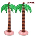 Palmiers gonflables, jouets de plage, cocotiers gonflables, toile de fond pour f�te, famille, 2 pi�ces, ...