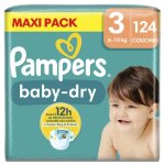 Pampers baby dry maxi t3 x124