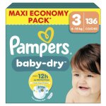 Pampers baby dry maxi t3 x136