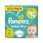Pampers baby - dry taille 2 146 couches (4 - 8 kg)