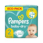 Pampers baby - dry taille 2 292 couches (4 - 8 kg)