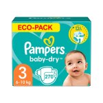 Pampers baby - dry taille 3 270 couches (6 - 10 kg) Pampers baby - dry taille 3 270 couches (6 - 10 kg)