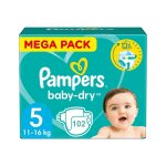 Pampers baby - dry taille 5 102 couches (11 - 16 kg)