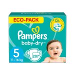 Pampers baby - dry taille 5 207 couches (11 - 16 kg)
