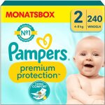 Pampers couches premium protection new baby taille 2 mini 4 - 8 kg pack mensuel 1x240 pices