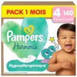 Pampers harmonie, taille 4, 140 couches