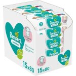 Pampers lingettes bb sensitive - lot de 15 x 80 lingettes - 1200 lingettes