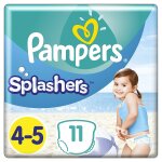 Pampers splashers t4 - 5 couches culottes de bain jetables pour protection optimale dans l'eau