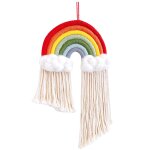 Pampilles tiss�es en corde de coton, accessoires mignons de style nordique pour enfants, salon, arc - ...