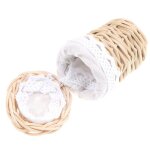 Panier en bambou miniature fait a la main pour maison de poupée, ornements décoratifs pour maison de ... Panier en bambou miniature fait a la main pour maison de poupée, ornements décoratifs pour maison de ...