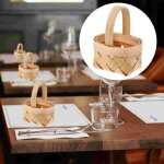 Paniers a bonbons en bois tiss, 6 pices, bote a bonbons, porte - bonbons, porte - cadeaux