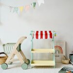 Panier a crales en bois pour enfants supermarch fruits gteaux pain montage de stand de vente poussette ...