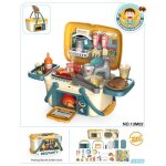 Panier de cuisine pour enfants, ensemble de jeu pour barbecue, pique - nique portable, jouets avec musique ...