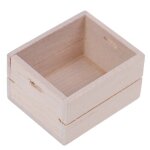 Panier de fruits et l�gumes miniatures en bois pour maison de poup�e 1:12, accessoires de meubles, jouets ...