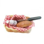 Panier a pain de lait miniature, mod�le d'accessoires de jouet, bricolage artisanat, cadeau