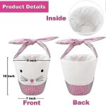 Paniers de pâques pour les enfants, sacs cadeaux de pâques paniers boîtes vides pour les jeux de chasse ... Paniers de pâques pour les enfants, sacs cadeaux de pâques paniers boîtes vides pour les jeux de chasse ...