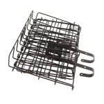 Panier de vlo arrire pliable en treillis mtallique, amovible, antirouille, tanche, pour vlo de montagne, ...
