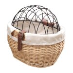 Panier de vélo en osier pour petits chiens et chats, panier avant de transport pour animaux de compagnie ... Panier de vélo en osier pour petits chiens et chats, panier avant de transport pour animaux de compagnie ...