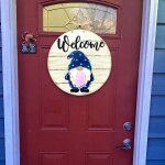 Panneau de bienvenue de saison avec pendentif de porte d'entr�e interchangeable, pour chambre d'enfants, ...