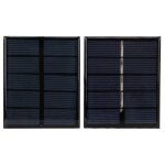 Panneau solaire portable en polysilicium, 2 pièces, 0. 5w, 2. 5v, chargeur pour appareils électriques ... Panneau solaire portable en polysilicium, 2 pièces, 0. 5w, 2. 5v, chargeur pour appareils électriques ...