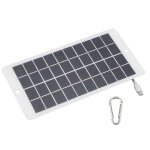 Panneau solaire portatif de sortie de type c de panneau solaire de 10w 5v pour la surveillance de sécurité ... Panneau solaire portatif de sortie de type c de panneau solaire de 10w 5v pour la surveillance de sécurité ...