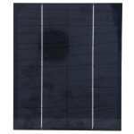 Panneau solaire en silicium monocristallin 6w 6v, extérieur, pour chargeur de batterie, alimentation ... Panneau solaire en silicium monocristallin 6w 6v, extérieur, pour chargeur de batterie, alimentation ...