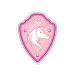 Panoplies en mousse bouclier licorne