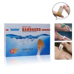 Pansement jetable etanche avec un tampon de gaze stérile, bande de premiers soins hémostatique, sécurité ... Pansement jetable etanche avec un tampon de gaze stérile, bande de premiers soins hémostatique, sécurité ...
