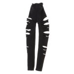 Pantalon long déchiré pour poupée takara blythe, tenue tendance, noir, 12 pouces Pantalon long déchiré pour poupée takara blythe, tenue tendance, noir, 12 pouces