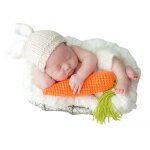 Pantalon de photographie pour nouveau - n, chapeau, tenue pour bb, garon et fille, vtements en tricot, ...