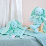 Pantin avec doudou lapin diabolo menthe