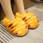 Pantoufles en coton pour pain grill, confortables, enveloppes dans du pain de racine, chaussures d'intrieur ...