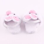 Pantoufles en peluche lapin 18 pouces, 1 paire, accessoires mignons, jouets cadeaux, pantoufles d'anniversaire ...