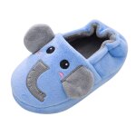 Pantoufles a semelle souple pour bb fille et garon, chaussures chaudes avec oreilles d'ours