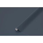 Papier adhsif pour meuble uni - colore mat minuit marine - film autocollant dcoratif rouleau vinyle ...