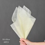 Papier d'emballage de fleurs en coton, doublure de bouquet pour fleuriste, mariage, fte d'anniversaire, ...