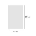 Papier d'impression thermique 57x25mm, 5 rouleaux de papier pour imprimante photo, appareil photo pour ...